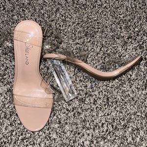 Beige heels